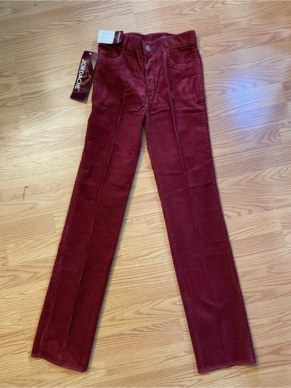 Vintage Jordache Burgundy Corduroy Pants